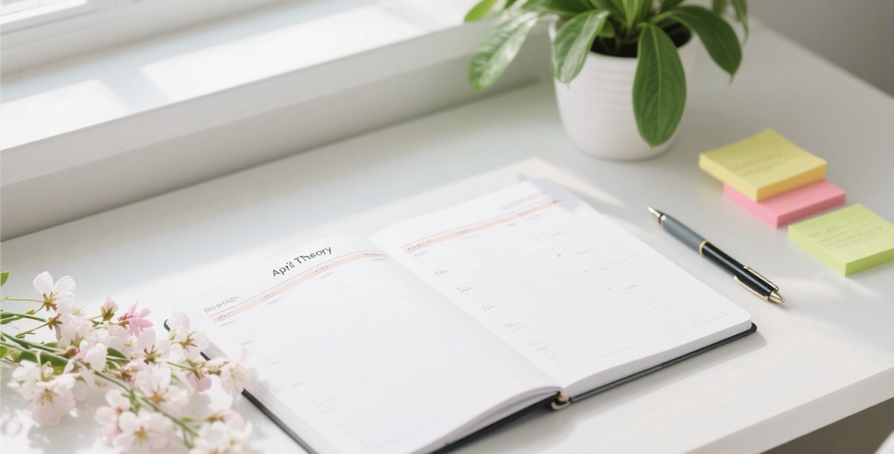 April Theory Planner: Your Spring Goal Setting Template